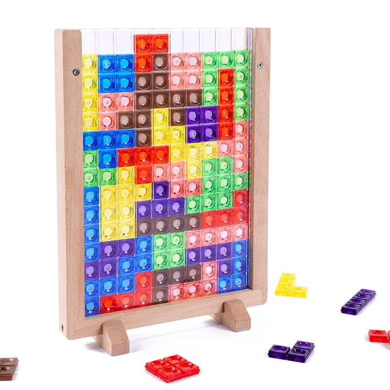Puzzle Blocos Colorido Criatividade Materna - Criatividade Materna