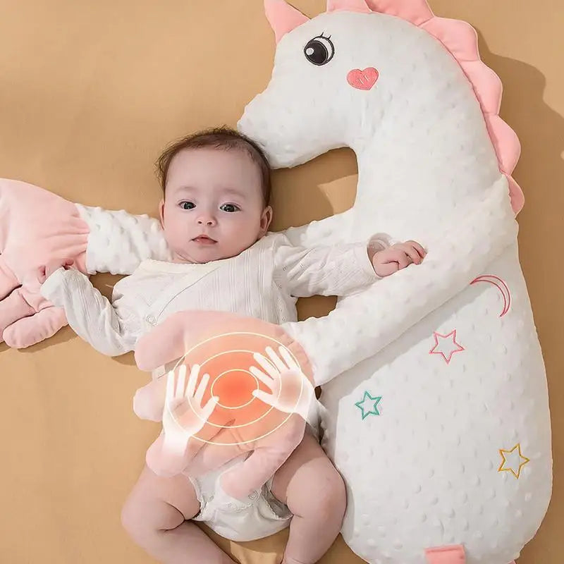 Palminha do Soninho Automática – Almofada Calmante com Toque Ritmado e Controle Remoto para Bebês