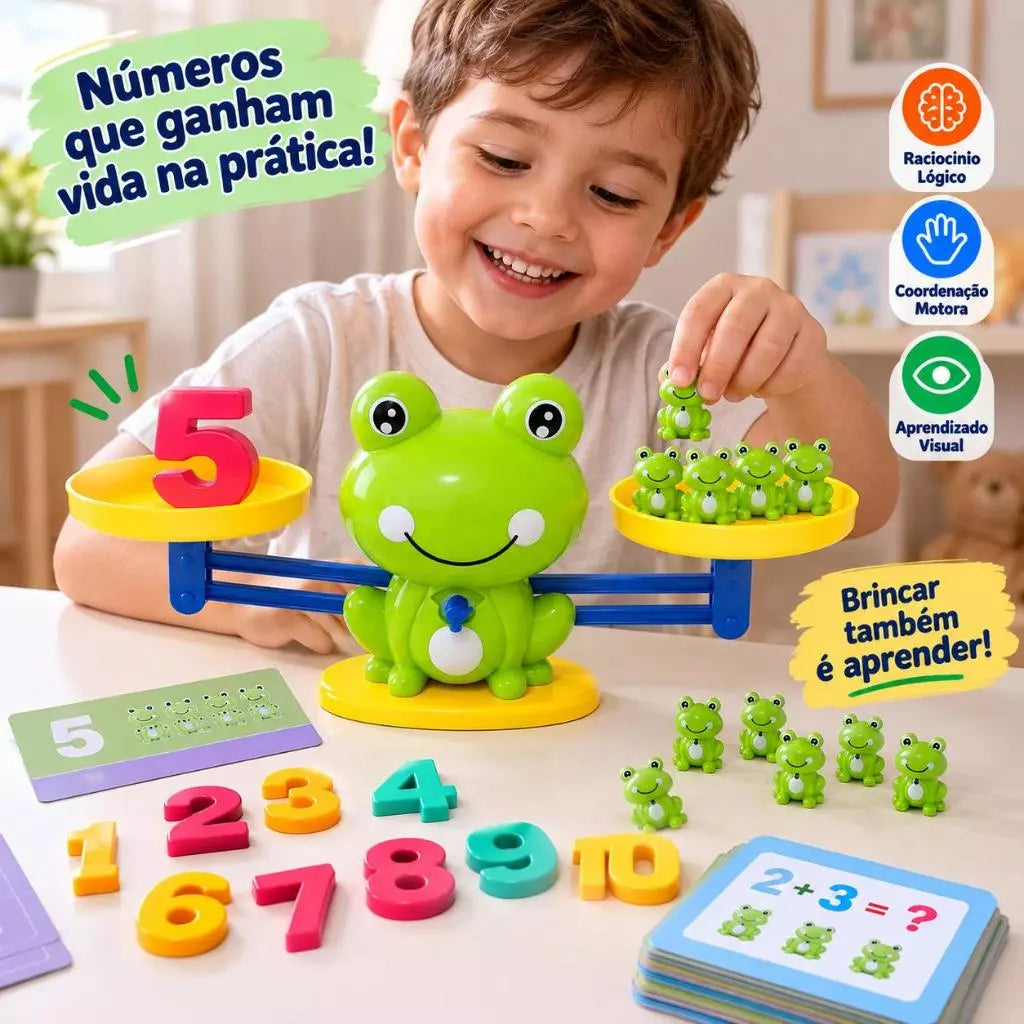 Balança Divertida Sapo - Brinquedo Educativo