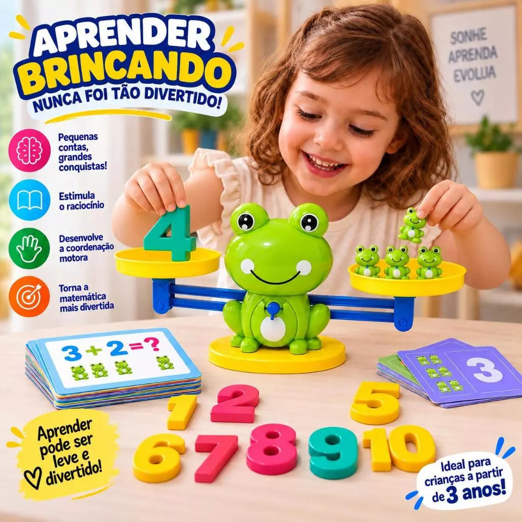 Balança Divertida Sapo - Brinquedo Educativo