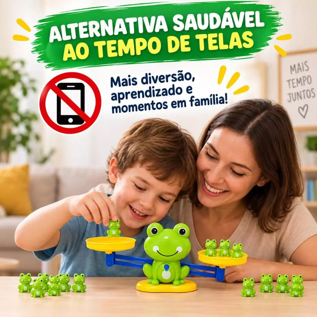 Balança Divertida Sapo - Brinquedo Educativo