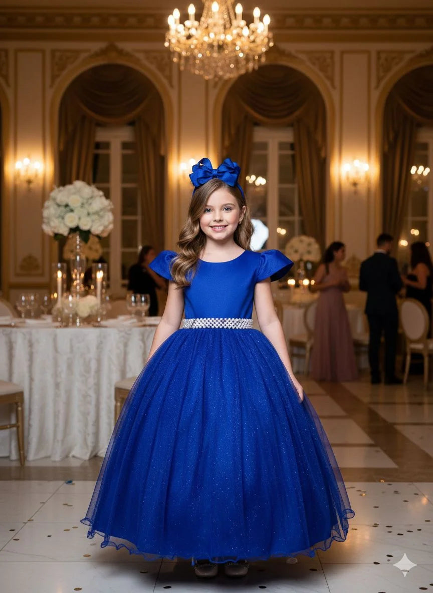 Vestido Princesa Heloísa Luxo tamanho 4 a 12