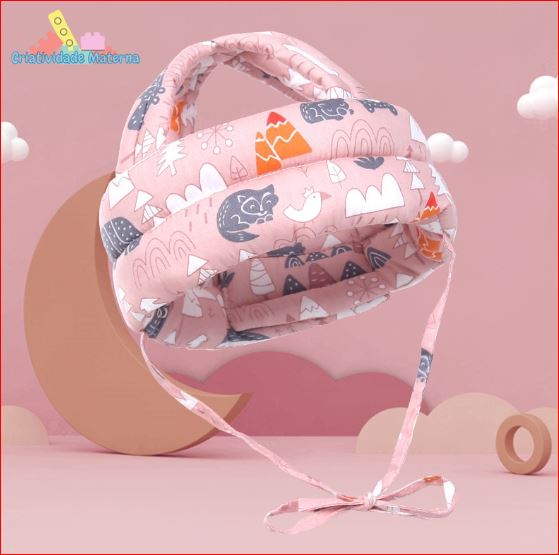Protetor de cabeça para bebe | Criatividade Materna - Criatividade Materna